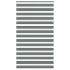 Vidaxl zebra rolgordijn 120x230 cm stofbreedte 115,9 cm donkergrijs