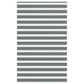 Vidaxl zebra rolgordijn 140x230 cm stofbreedte 135,9 cm donkergrijs