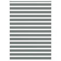 Vidaxl zebra rolgordijn 165x230 cm stofbreedte 160,9 cm donkergrijs