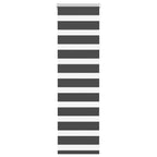 Vidaxl zebra rolgordijn 45x100 cm stofbreedte 40,9 cm zwart