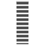 Vidaxl zebra rolgordijn 50x100 cm stofbreedte 45,9cm zwart