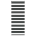 Vidaxl zebra rolgordijn 60x100 cm stofbreedte zwart 55,9 cm