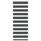 Vidaxl zebra rolgordijn 65x100 cm stofbreedte 60,9 cm zwart