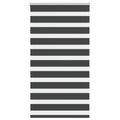 Vidaxl zebra rolgordijn 90x100 cm stofbreedte 85,9 cm zwart