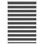 Vidaxl zebra rolgordijn 95x100 cm stofbreedte 90,9 cm zwart