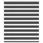 Vidaxl zebra rolgordijn 120x100 cm stofbreedte 115,9 cm zwart