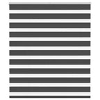 Vidaxl zebra rolgordijn 125x100 cm stofbreedte 120,9 cm zwart