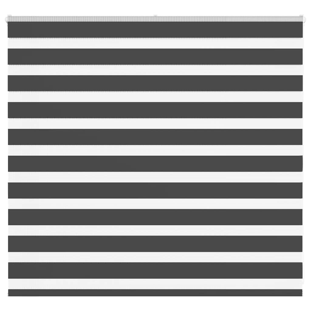 Vidaxl zebra rolgordijn 160x100 cm stofbreedte 155,9 cm zwart