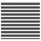 Vidaxl zebra rolgordijn 160x100 cm stofbreedte 155,9 cm zwart