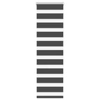 Vidaxl zebra rolgordijn 40x150 cm stofbreedte 35,9 cm zwart