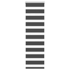 Vidaxl zebra rolgordijn 50x150 cm stofbreedte 45,9cm zwart