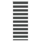 Vidaxl zebra rolgordijn 55x150 cm stofbreedte 50,9 cm zwart
