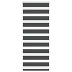 Vidaxl zebra rolgordijn 60x150 cm stofbreedte zwart 55,9 cm
