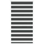 Vidaxl zebra rolgordijn 80x150 cm stofbreedte 75,9 cm zwart