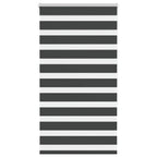 Vidaxl zebra rolgordijn 85x150 cm stofbreedte 80,9 cm zwart