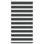 Vidaxl zebra rolgordijn 90x150 cm stofbreedte 85,9 cm zwart