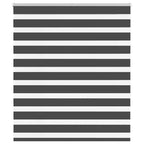 Vidaxl zebra rolgordijn 130x150 cm stofbreedte 125,9 cm zwart