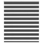 Vidaxl zebra rolgordijn 135x150 cm stofbreedte 130,9 cm zwart