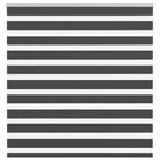 Vidaxl zebra rolgordijn 150x150 cm stofbreedte 145,9 cm zwart
