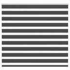 Vidaxl zebra rolgordijn 155x150 cm stofbreedte 150,9 cm zwart