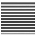 Vidaxl zebra rolgordijn 160x150 cm stofbreedte 155,9 cm zwart