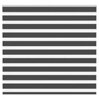 Vidaxl zebra rolgordijn 160x150 cm stofbreedte 155,9 cm zwart