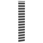 Vidaxl zebra rolgordijn 40x200 cm stofbreedte 35,9 cm zwart
