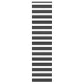 Vidaxl zebra rolgordijn 65x200 cm stofbreedte 60,9 cm zwart