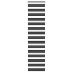 Vidaxl zebra rolgordijn 65x200 cm stofbreedte 60,9 cm zwart