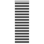Vidaxl zebra rolgordijn 85x200 cm stofbreedte 80,9 cm zwart