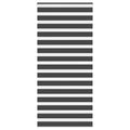 Vidaxl zebra rolgordijn 95x200 cm stofbreedte 90,9 cm zwart