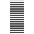 Vidaxl zebra rolgordijn 110x200 cm stofbreedte 105,9 cm zwart