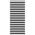 Vidaxl zebra rolgordijn 115x200 cm stofbreedte 110,9 cm zwart