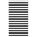 Vidaxl zebra rolgordijn 125x200 cm stofbreedte 120,9 cm zwart