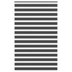 Vidaxl zebra rolgordijn 140x200 cm stofbreedte 135,9 cm zwart