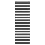 Vidaxl zebra rolgordijn 80x230 cm stofbreedte 75,9 cm zwart