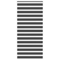 Vidaxl zebra rolgordijn 105x230 cm stofbreedte 100,9 cm zwart