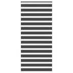 Vidaxl zebra rolgordijn 105x230 cm stofbreedte 100,9 cm zwart