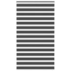 Vidaxl zebra rolgordijn 130x230 cm stofbreedte 125,9 cm zwart
