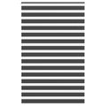 Vidaxl zebra rolgordijn 145x230 cm stofbreedte 140,9 cm zwart
