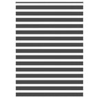Vidaxl zebra rolgordijn 160x230 cm stofbreedte 155,9 cm zwart