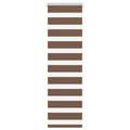 Vidaxl zebra rolgordijn 45x100 cm stofbreedte 40,9 cm polyester bruin
