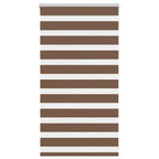 Vidaxl zebra rolgordijn 90x100 cm stofbreedte 85,9 cm polyester bruin