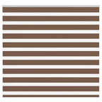 Vidaxl zebra rolgordijn 155x100 cm stofbreedte 150,9cm polyester bruin