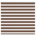 Vidaxl zebra rolgordijn 165x100 cm stofbreedte 160,9cm polyester bruin