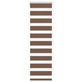 Vidaxl zebra rolgordijn 40x150 cm stofbreedte 35,9 cm polyester bruin