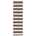 Vidaxl zebra rolgordijn 50x150 cm stofbreedte 45,9cm polyester bruin