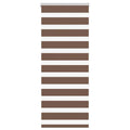 Vidaxl zebra rolgordijn 55x150 cm stofbreedte 50,9 cm polyester bruin