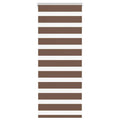 Vidaxl zebra rolgordijn 65x150 cm stofbreedte 60,9 cm polyester bruin