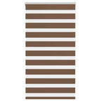 Vidaxl zebra rolgordijn 80x150 cm stofbreedte 75,9 cm polyester bruin